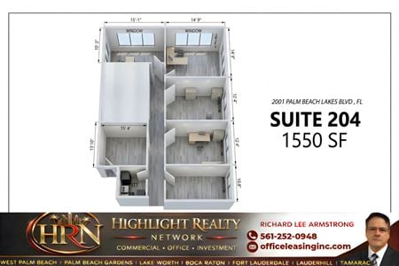 Office space for Rent at 2001 Palm Beach Lakes Blvd. in West Palm Beach