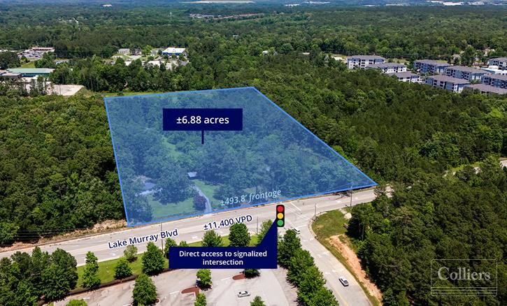 ±6.88-Acre Development Opportunity in the Dutch Fork/Irmo Submarket | Irmo, SC