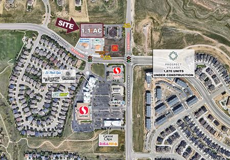 Photo of commercial space at NWC W Waterton Road and N Rampart Range Road in Littleton