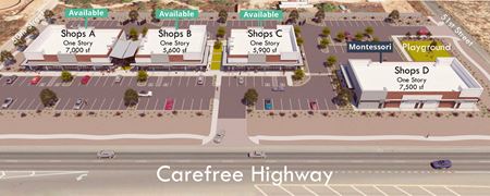 Retail space for Rent at NEC 50th Street & Carefree Highway in Cave Creek