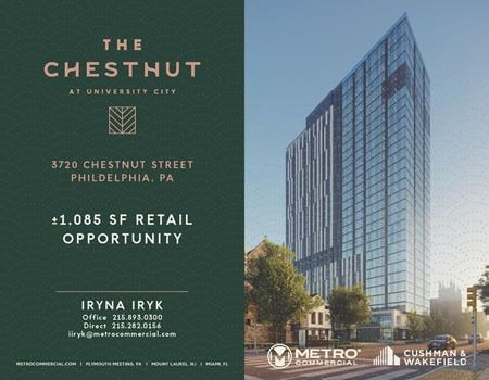Retail space for Rent at 3720 Chestnut Street in Philadelphia