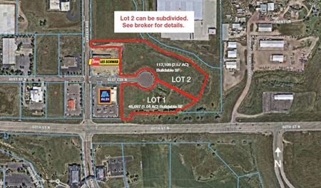VacantLand space for Sale at 4100 & 4101 W. 61st Circle N in Sioux Falls