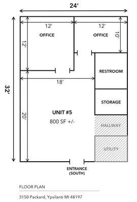 Office Suite for Lease in Ypsilanti