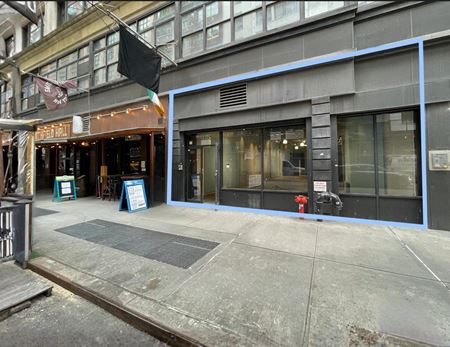 Retail space for Rent at 138 West 25th Street in New York