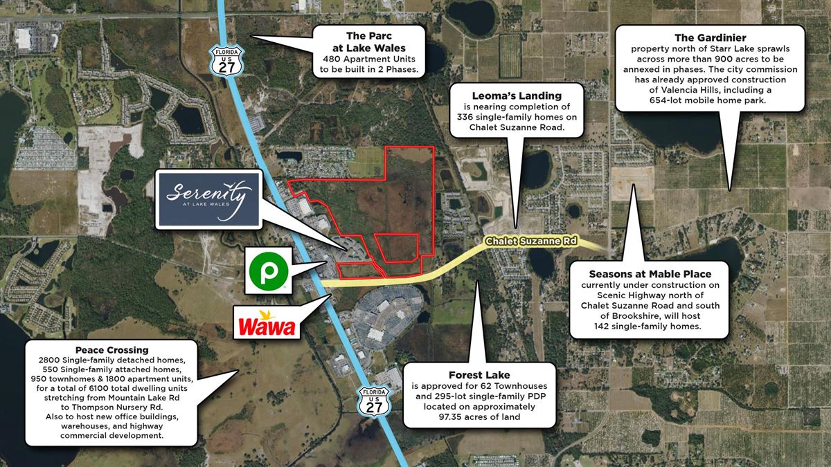 200 Acres of Commercial & Residential Development Lake Wales, FL