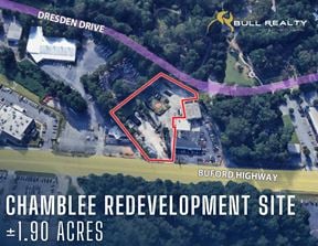 Chamblee Redevelopment Site |  ±1.90 Acres | For Sale or Ground Lease