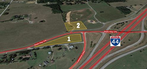 2 LOTS FOR SALE ON I-44 IN MT. VERNON