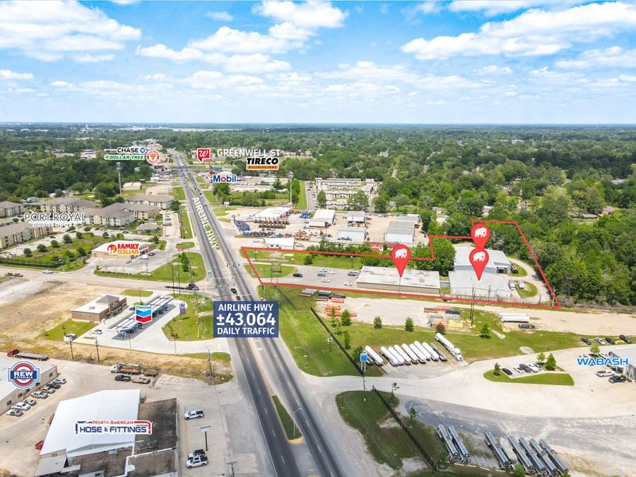 ±43,000 SF Showroom and Warehouse Opportunity along Airline Hwy