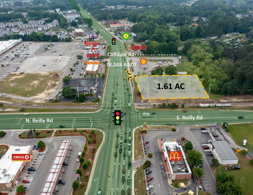 High-Traffic Corner Lot for Sale | 1.61 AC on Cliffdale Rd