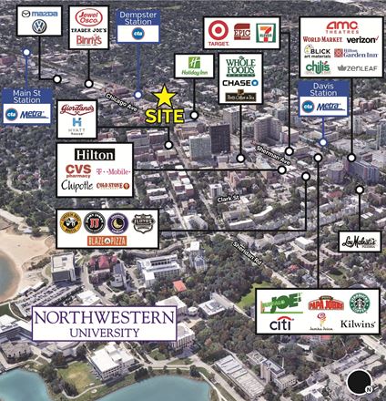 Downtown Evanston Office for Lease