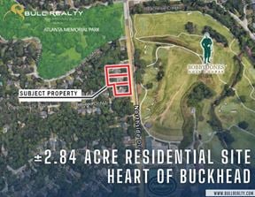 ±2.84 Acre Residential Site | Located In The Heart of Buckhead
