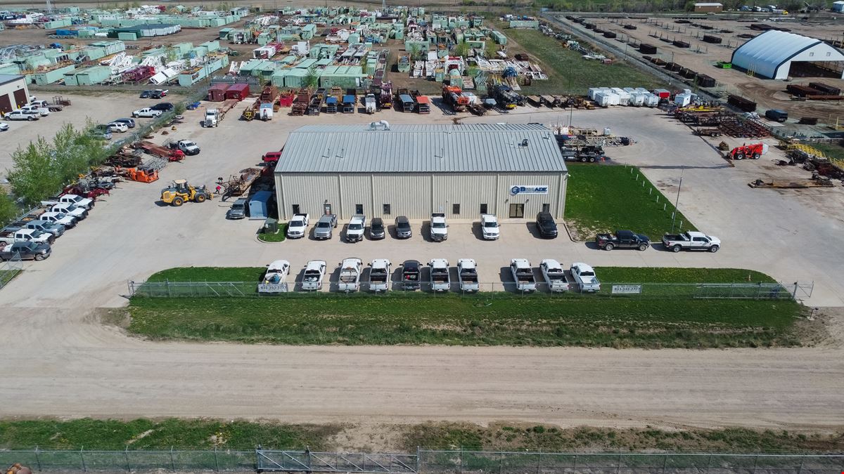 ±10,000 SF Shop | ±3.32 Acre Fenced Concrete Yard