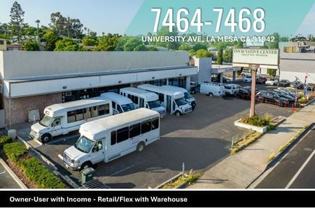 Photo of commercial space at 7464 University Avenue in La Mesa