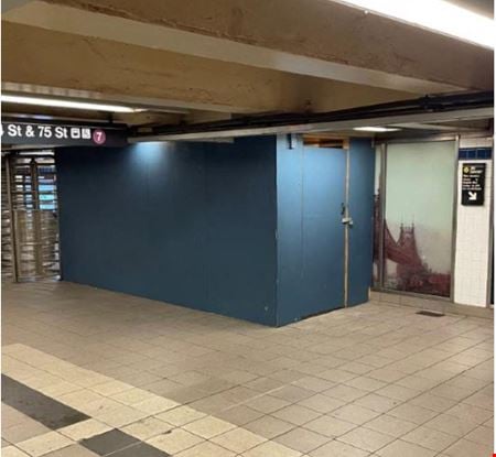 Photo of commercial space at Jackson Heights MTA Station Retail Space in Jackson Heights