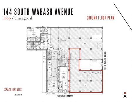 Retail space for Rent at 144 S Wabash Avenue in Chicago