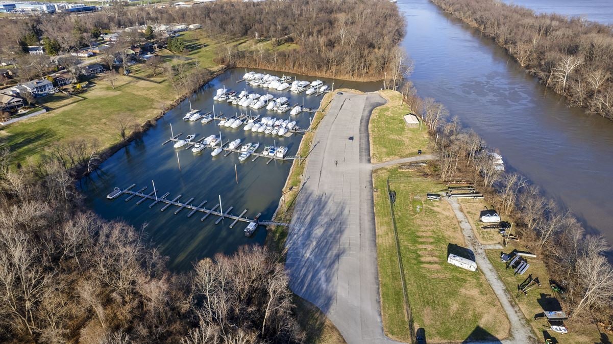 Marina with 180 Boat Slips on the Ohio River