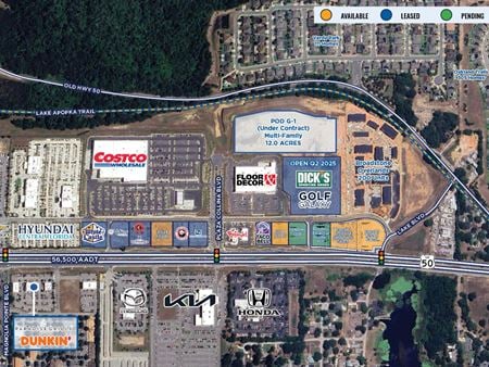 Photo of commercial space at Costco Outparcels - W SR 50/ Plaza Collina in Clermont
