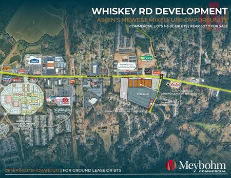 VacantLand space for Sale at 00 Whiskey Rd in Aiken