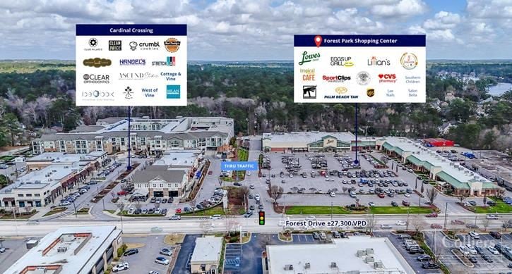Retail space for Rent at 4711 Forest Drive in Columbia