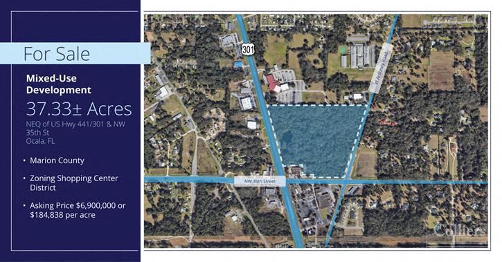 37.33 Acres NEQ of US Hwy 441/301 & Northwest 35th St.