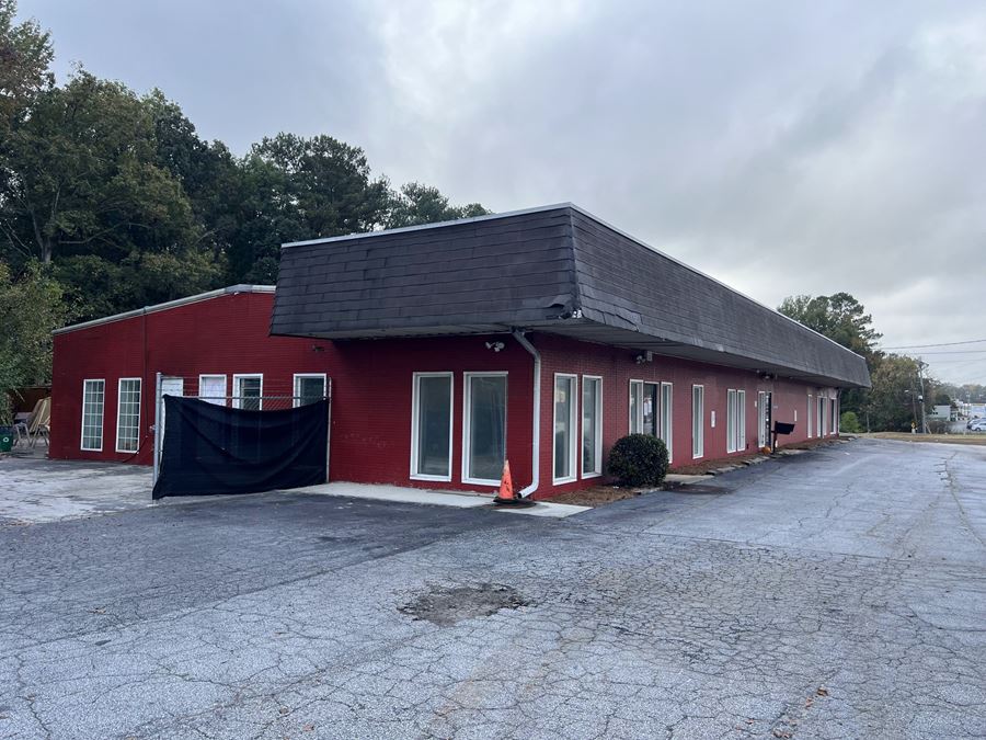 1.72 AC in Downtown Tucker | Retail Building 7,800 SF
