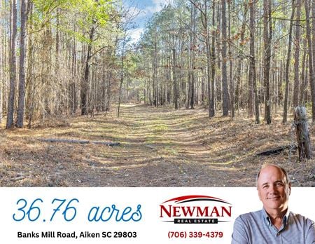 VacantLand space for Sale at Banks Mill Rd SE (36.76 acres) in Aiken