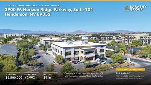 2900 West Horizon Ridge Pkwy Suite 101