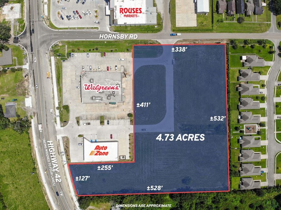 Development Tract Adjacent to Rouses Market in Prairieville