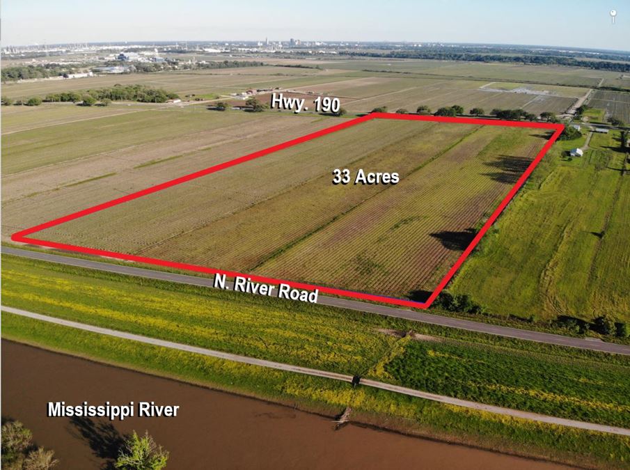 Industrial Land- 33 Acres on Hwy 190 near Chemical Plants