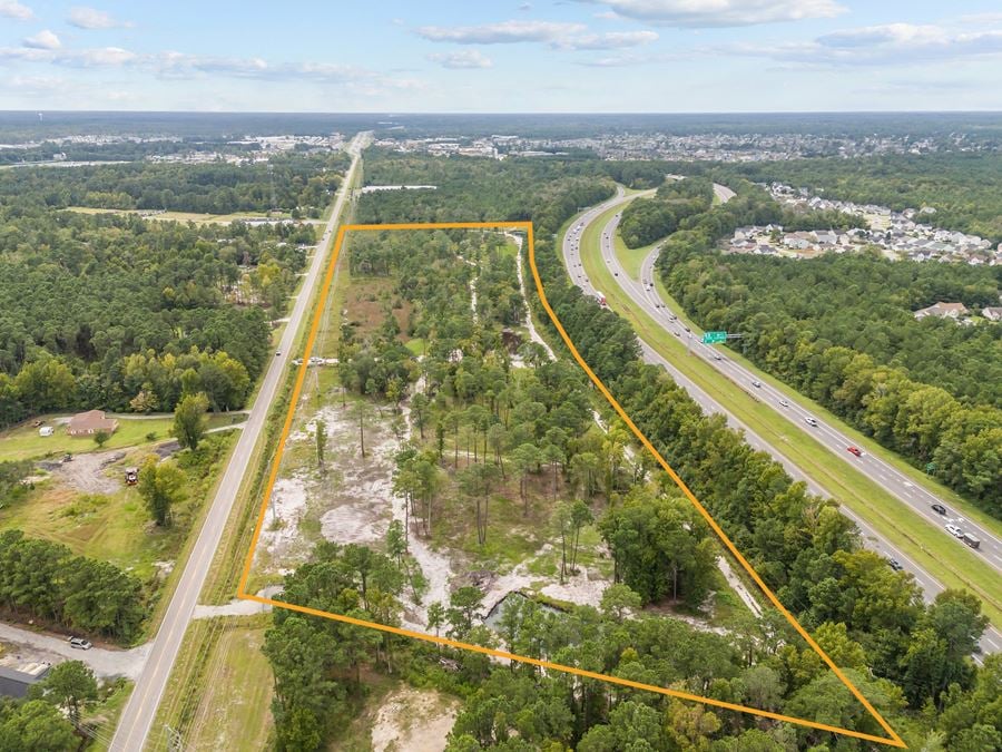 Belville Brunswick Co NC 26 Acre Commercial Site