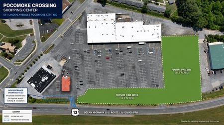 Retail space for Rent at 511 Linden Avenue in Pocomoke City