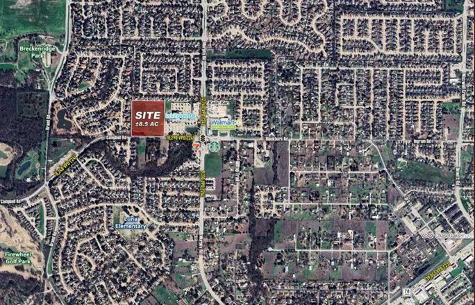 VacantLand space for Sale at NWQ Campbell Rd & Murphy Rd in Garland