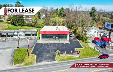 Retail space for Rent at 7429 Lee Highway in Fairlawn