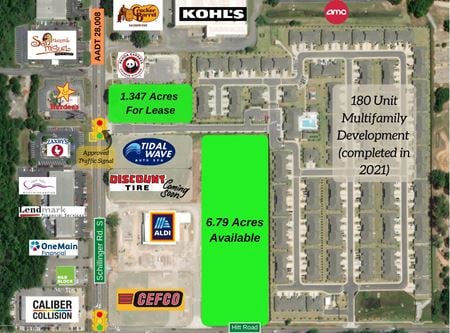 Retail space for Rent at 7760 Hitt Rd in Mobile