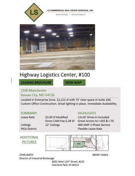 Highway Logistics Center, #100 - Kansas City