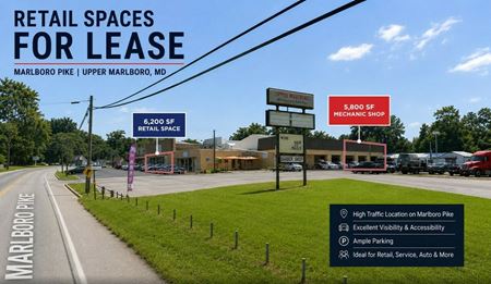 Retail space for Rent at 15201 Marlboro Pike in Upper Marlboro