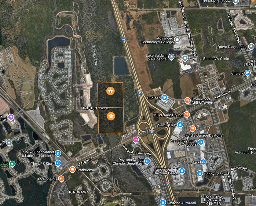 Daytona Beach 80 Acre Development Site - LPGA & I-95