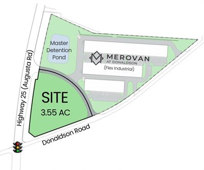 3.55 ac For Sale or For Lease - Greenville, SC