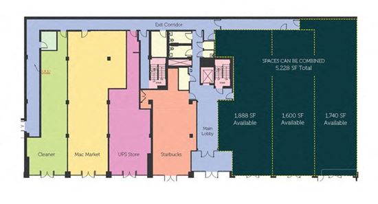 Retail Spaces Available in Palisades Plaza