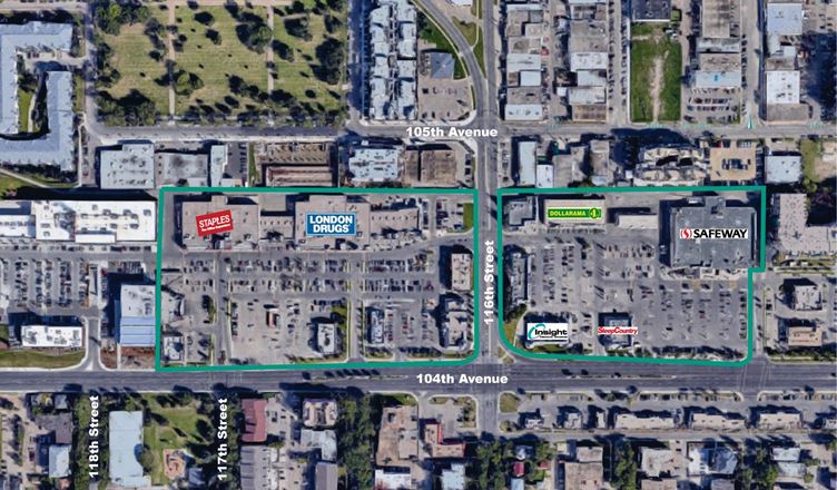 Unity Square West (11604-11842 104 Ave)