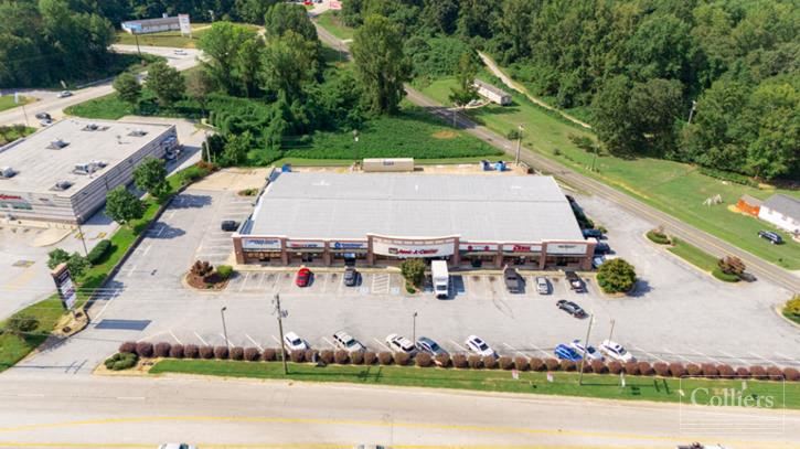 Retail Shopping Center on Main Street in Laurens, SC