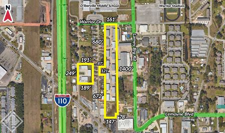 Industrial space for Rent at 3291 Warrior Drive and 10418 Seymour Avenue in Diberville