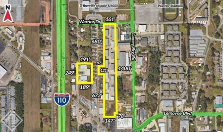 Industrial space for Rent at 3291 Warrior Drive and 10418 Seymour Avenue in Diberville