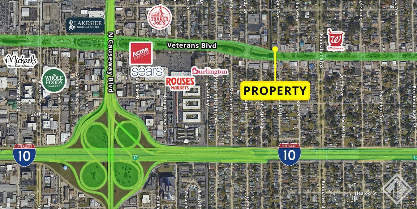 Veterans Blvd. Development Site for Sale