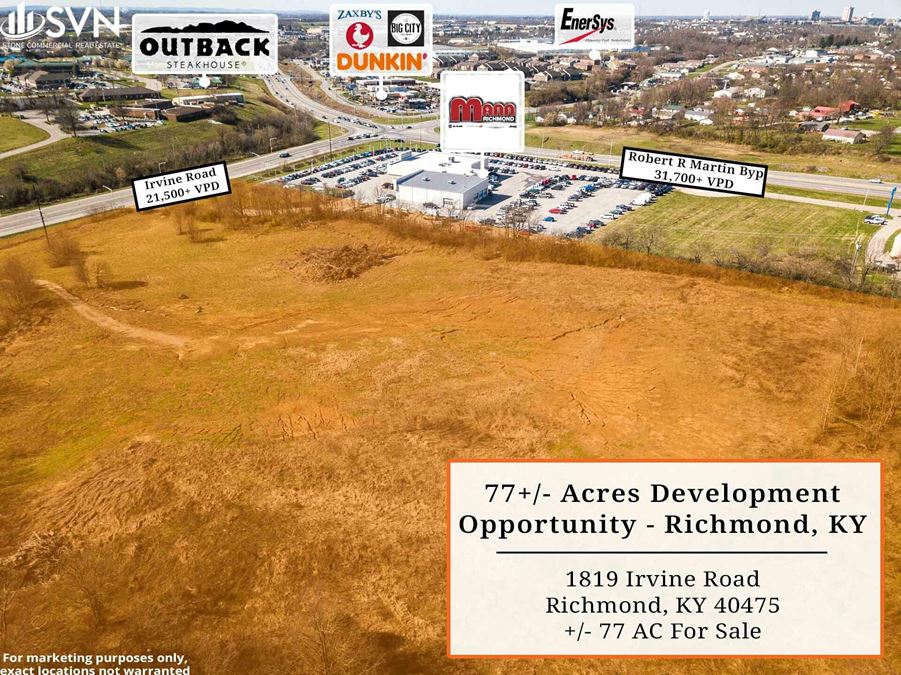 77 +/- Acres Development Opportunity - Richmond, KY