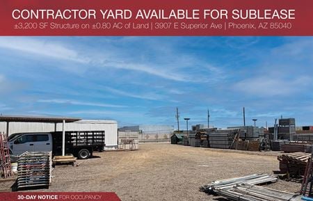 Industrial space for Rent at 3907 E Superior Ave in Phoenix
