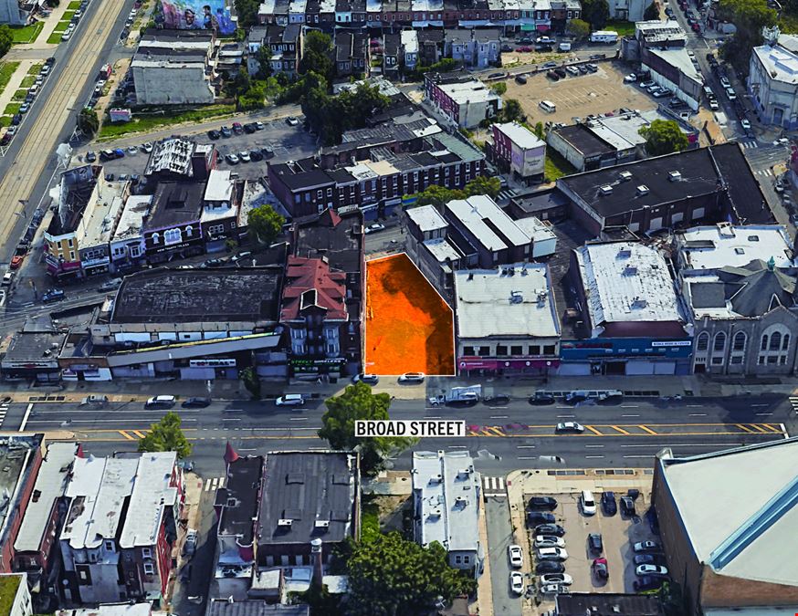 7,695 SF Development Opportunity | North Broad Street | Steps from Temple University Hospital