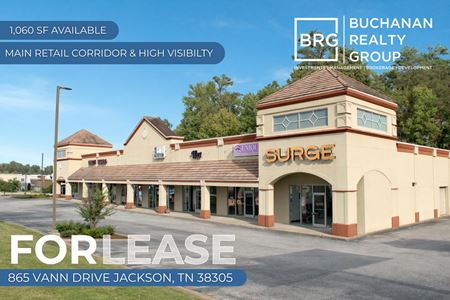 Retail space for Rent at 865 Vann Drive in Jackson