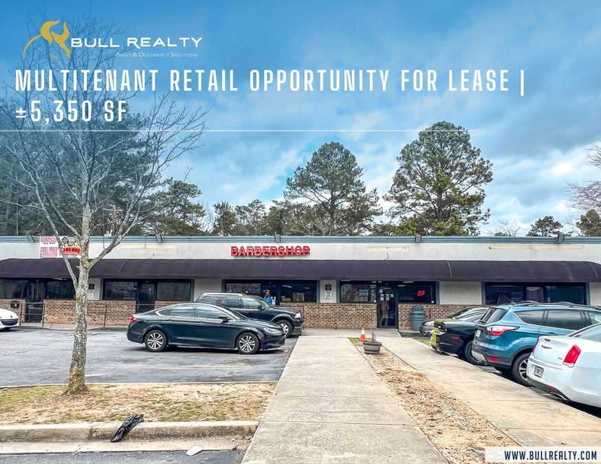Multitenant Retail Opportunity For Lease | ±5,350 SF