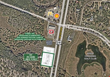 Retail space for Rent at SWQ of Highway 281 and Rolling Creek Road in Spring Branch